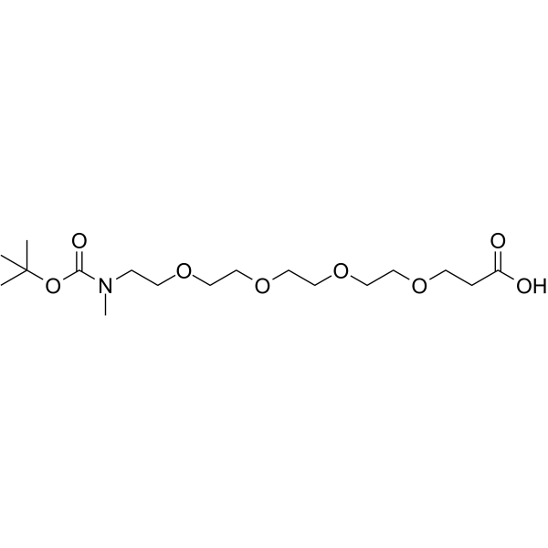 N-methyl-N-(t-Boc)-PEG4-acid 1260431-01-3